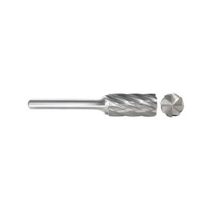 Morse Carbide Burr, Series 5970, 38 Head Dia, 34 Length of Cut, Cylindricalwith End Cut Shape SB H 59523